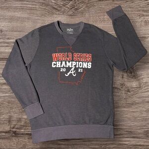 Majestic Atlanta Braves World Series Championship Crewneck Sweatshirt